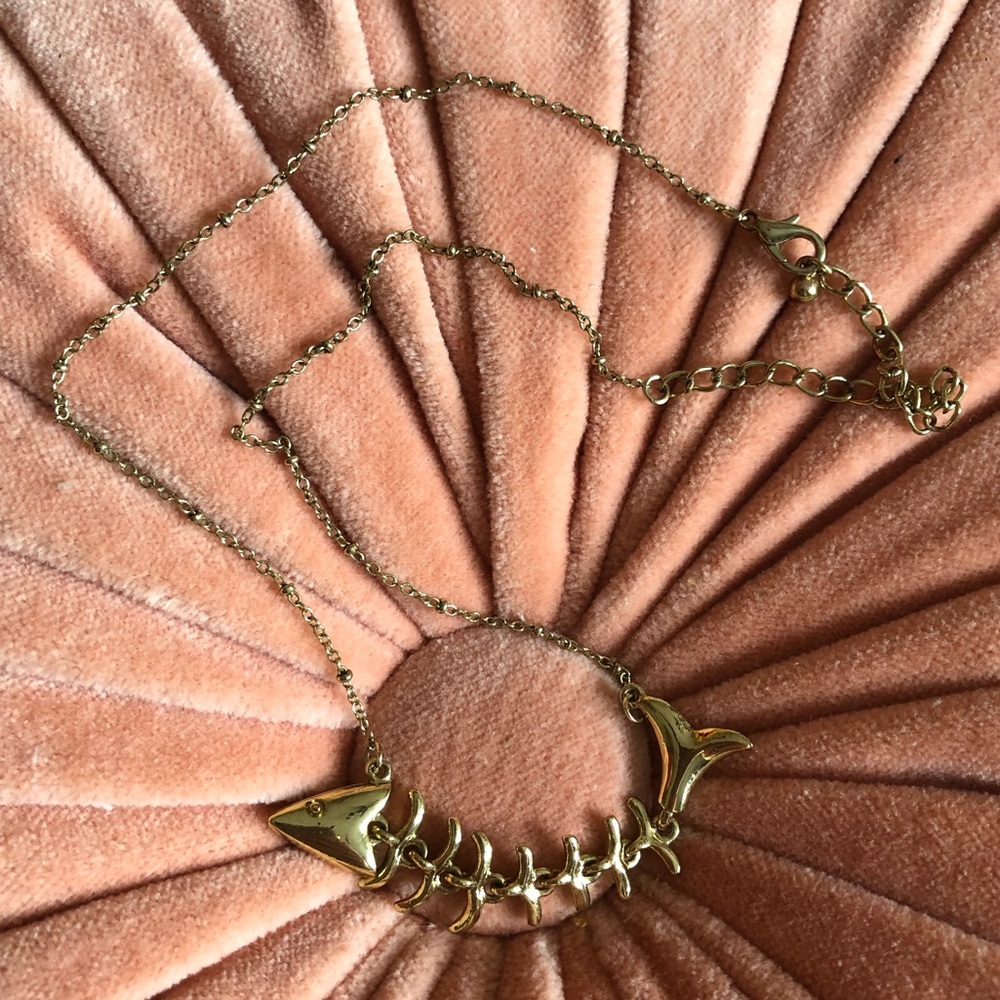 Fish Bone Necklace